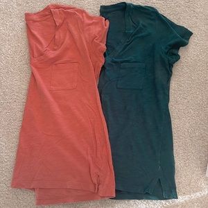 Madewell perfect tee bundle! Both in EUC!